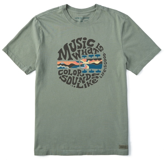 M's Music is What Color Sounds Like Coin Short Sleeve Tee