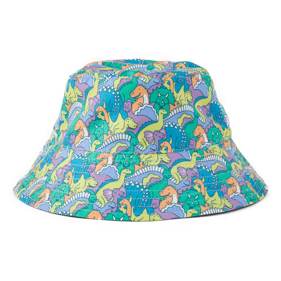 K's Dinosaur Friends Pattern Made in the Shade Bucket Hat