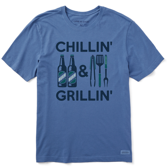 M's Chillin' & Grillin' Beer & BBQ Short Sleeve Tee