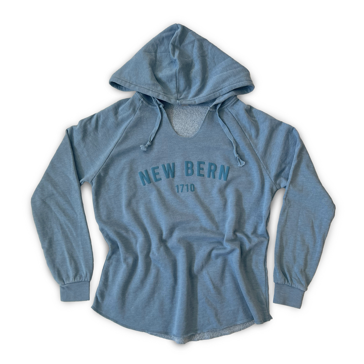 New Bern 1710 Women's Lightweight Hooded Sweatshirt