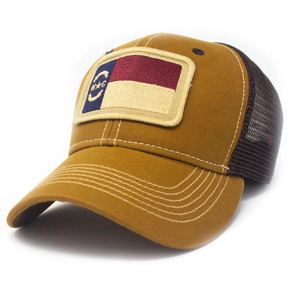 North Carolina Flag Patch Structured Trucker Hat