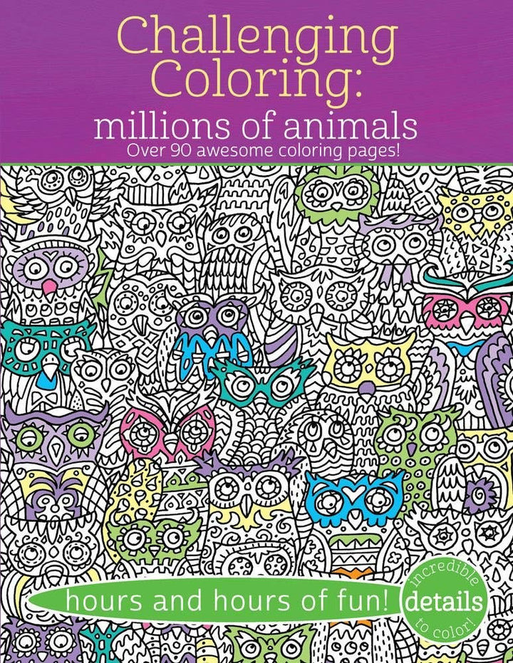 Challenging Coloring: Millions of Animals