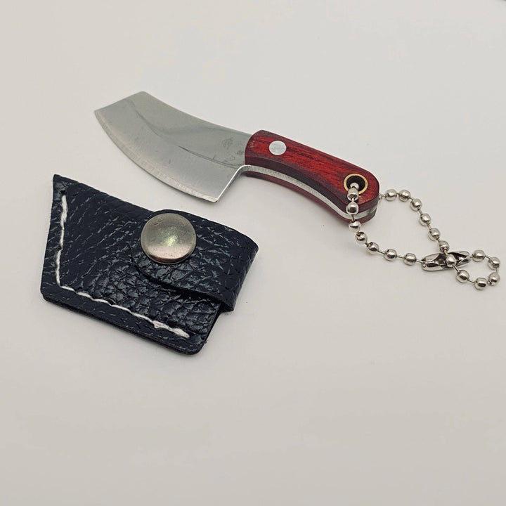 Mini Knife with Protective Sleeve and Keychain: A