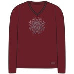 W's L/S Crusher Vee Sparkle Snowflake