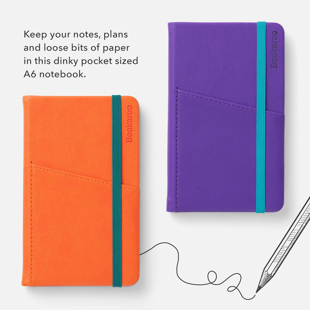 Bookaroo A6 Pocket Notebook: Chartreuse
