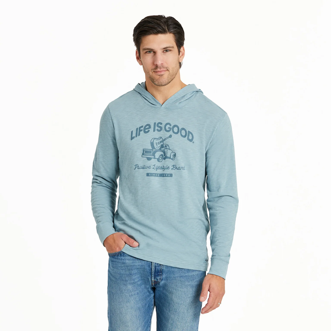 M'S L/S Slub Art of Optimism Truck w Guitar