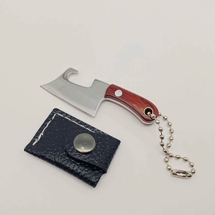 Mini Knife with Protective Sleeve and Keychain: A