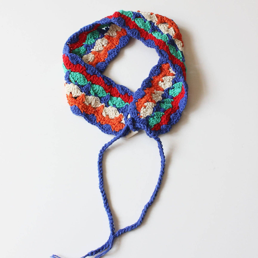 Crochet Flower Hairband: KHAKI