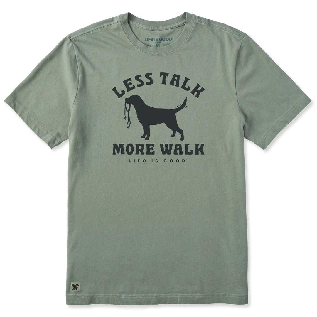 M's Less Talk More Walk Leash Short Sleeve Crusher-LITE Tee