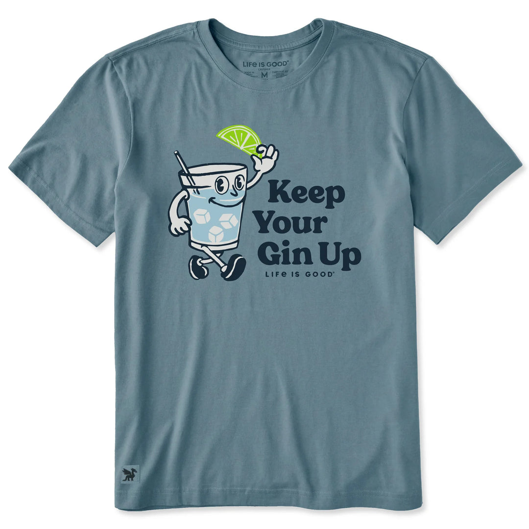 M's Keep Your Gin Up Glass Short Sleeve Crusher-LITE Tee