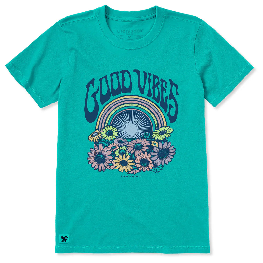 W Crusher Tee Good Vibes Bloom