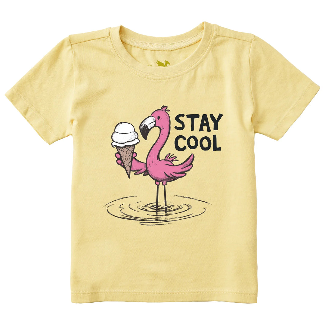 T Crusher Tee Flamingo Stay Cool