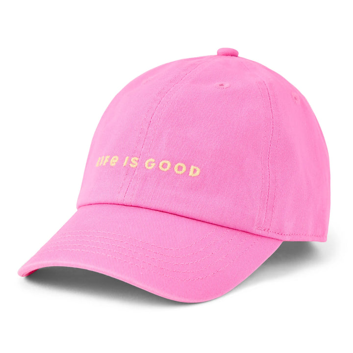 Adult Unisex Life is Good Wordmark Chill Cap