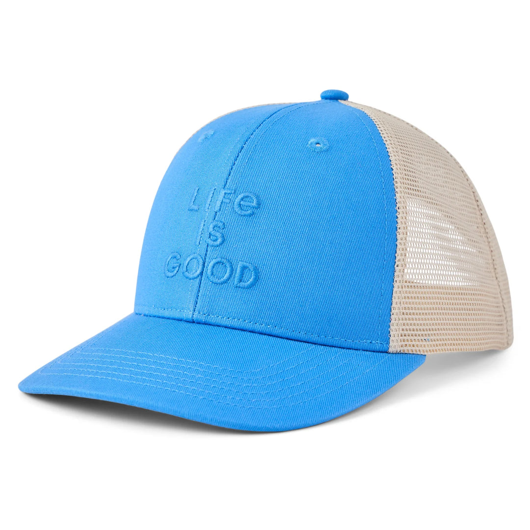 Adult Unisex Stacked Life is Good Trucker
