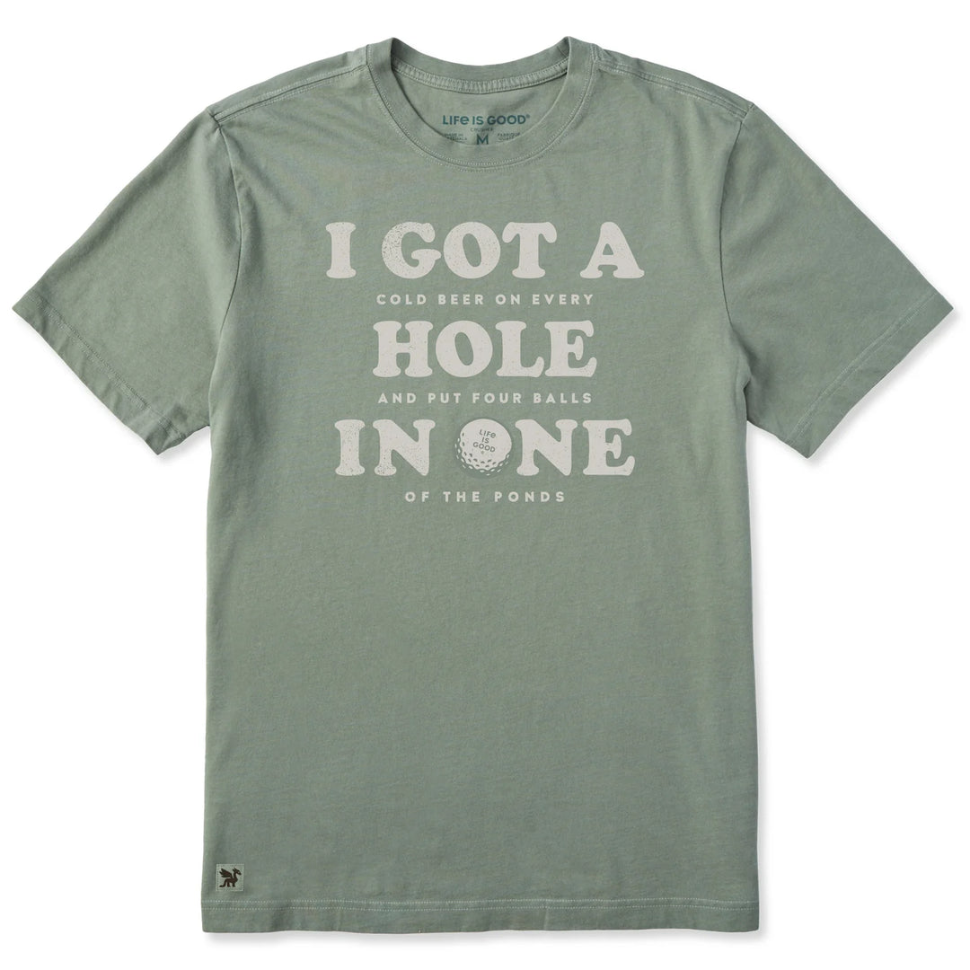 M's Hole in One Short Sleeve Crusher Tee