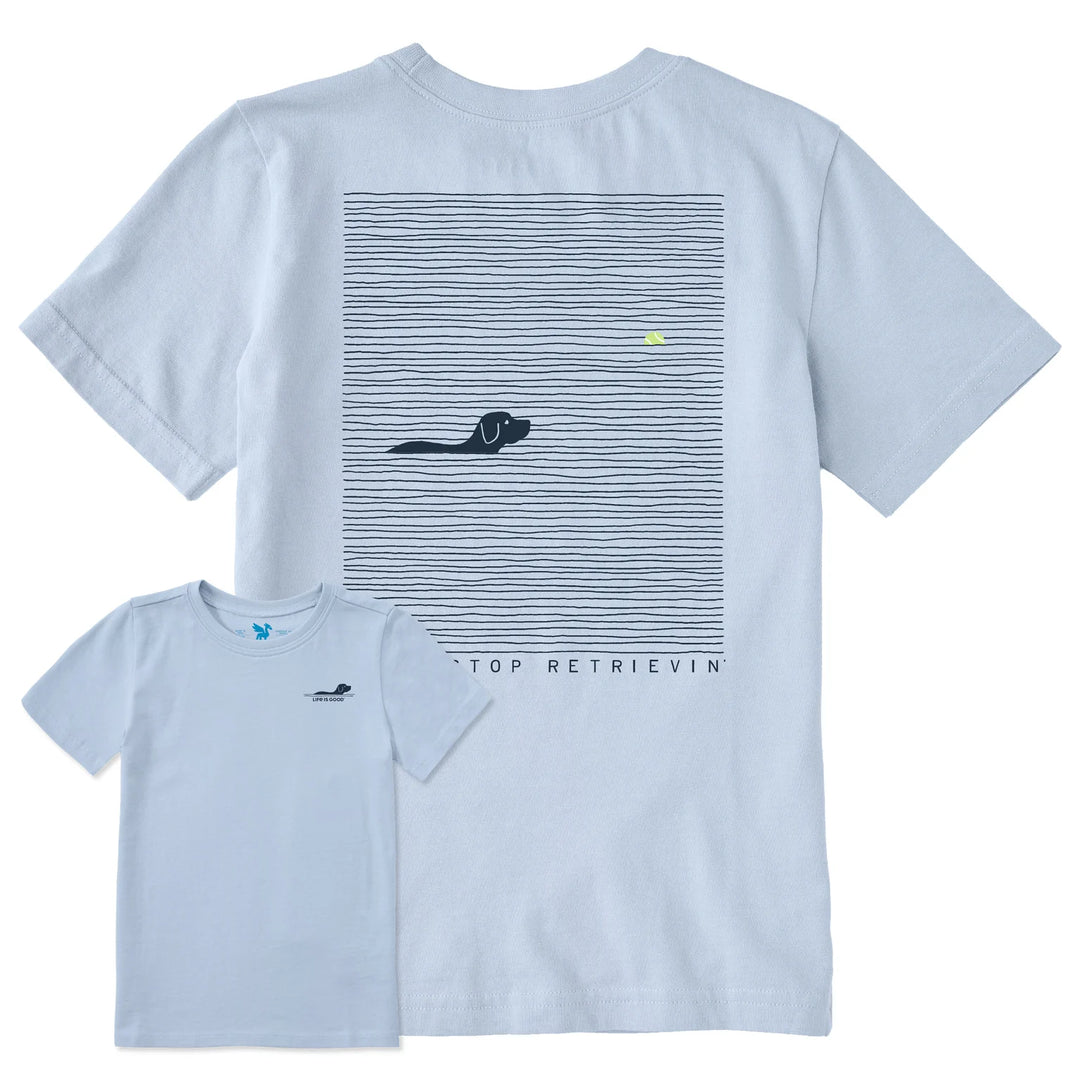 K's Black Lab Retrievin' Short Sleeve Crusher Tee