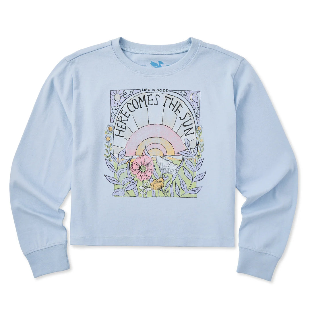 G's Here Come the Sun Hippie Long Sleeve Crusher Boxy Tee