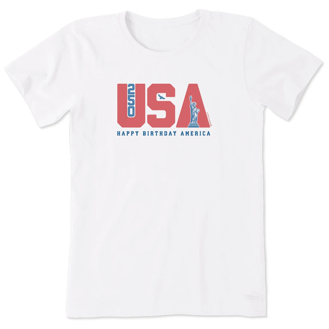 W Crusher-LITE Happy Birthday USA Tee