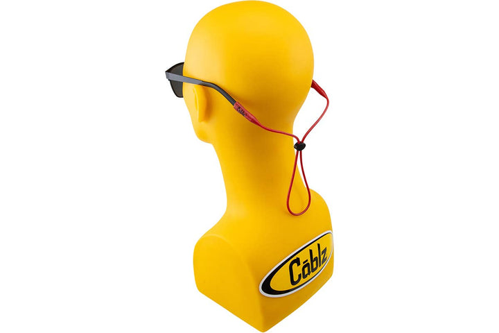 Cablz - Silicone.  Made from 100% Silicone!-SiliconeRed: Red / 16"