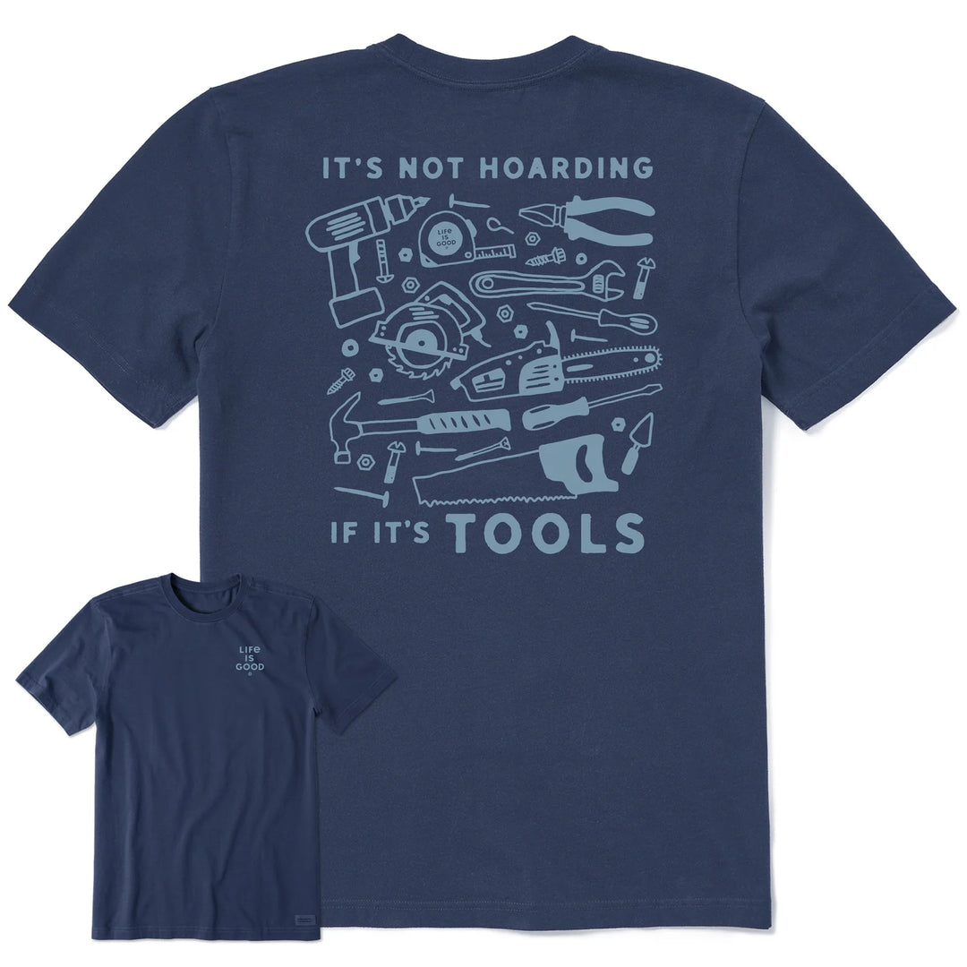 M's It's Not Hoarding If It's Tools Short Sleeve Crusher Tee