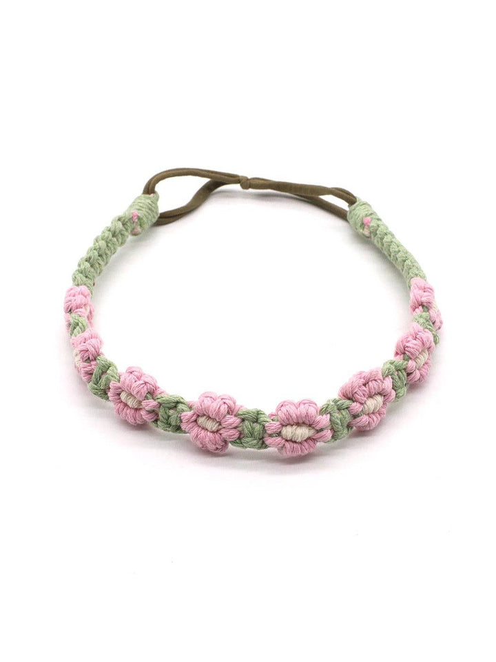 Scarvii - Headband & Hair Accessory with Daisy Flower: Orange