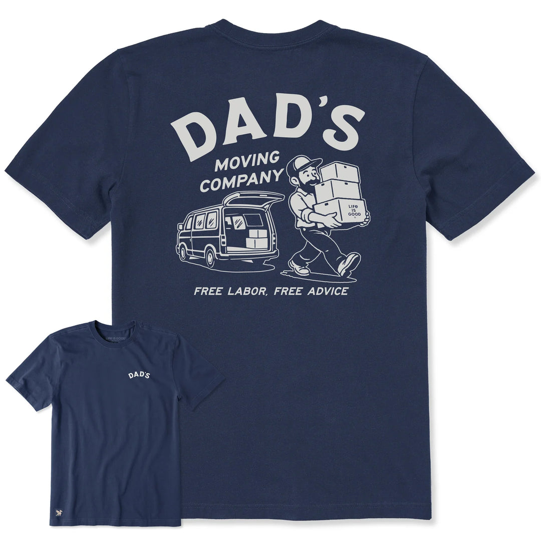 M's Dad's Moving Company Short Sleeve Crusher Tee