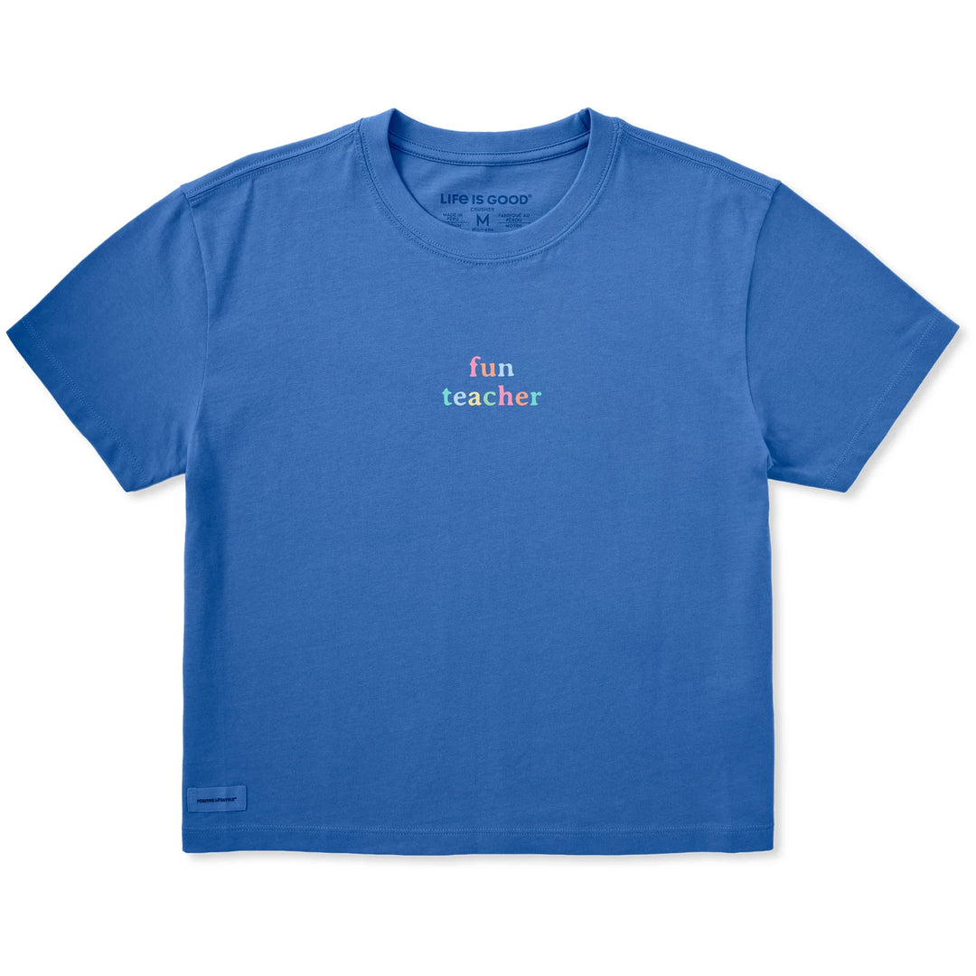 W's Fun Teacher Short Sleeve Crusher Tee