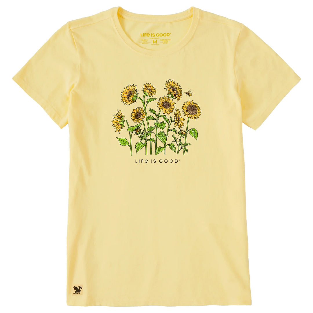 W's Wild Sunflowers Short Sleeve Crusher Tee