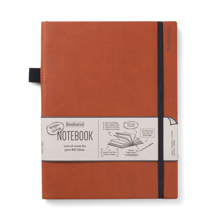 Bookaroo Bigger Things Notebook: Purple