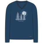 W's L/S Crusher Vee Snowy Pines with Cardinals