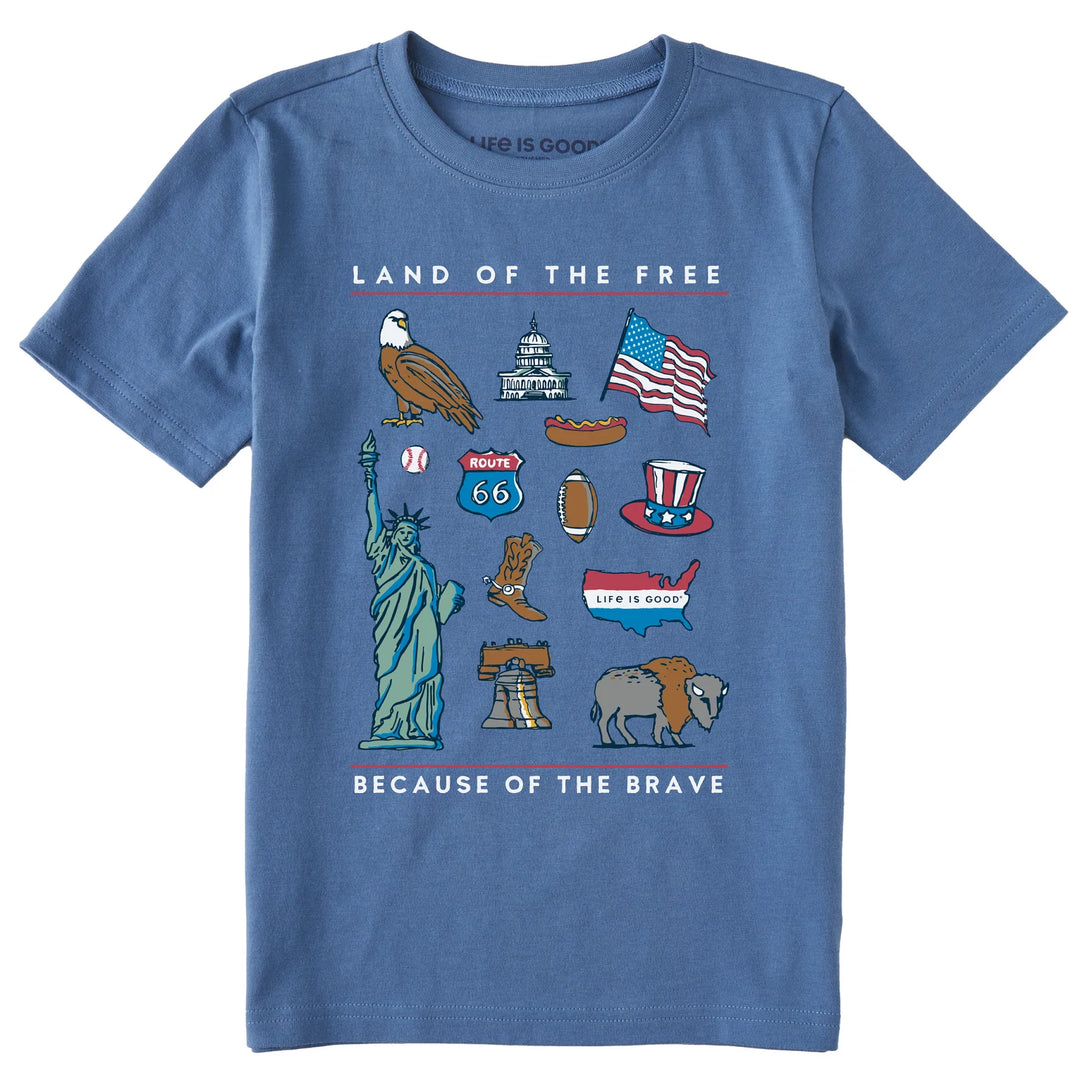 K's S/S Crusher Tee Land Of The Free