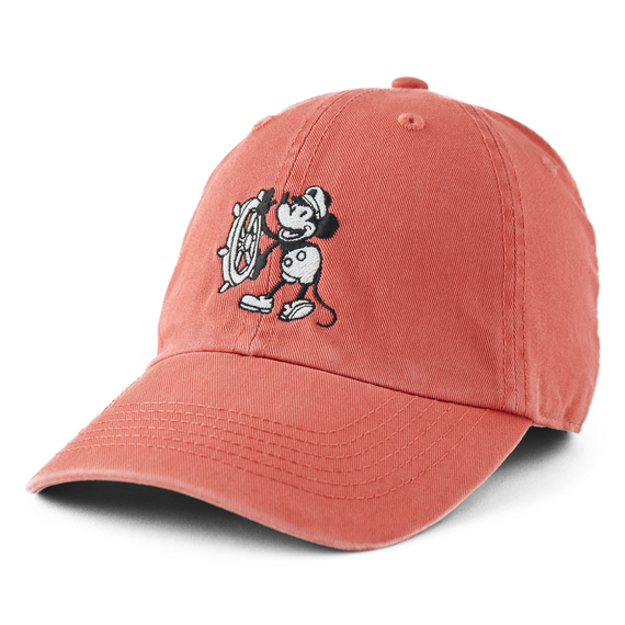 CLEAN WILLIE TIGHT SHIPWRECK ICON BRANDED CHILL CAP, FADED RED