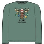 T's L/S Crusher Tee Merry Christmoose Ornaments Vintage