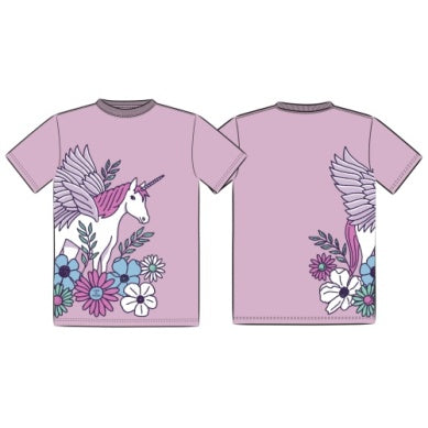 K'S S/S Crusher Unicorn and Flowers