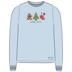 W's L/S Crusher Vee Jolly Season Xmas