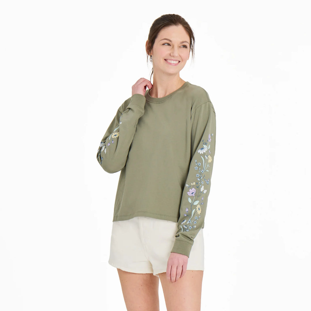 W's L/S Crusher Wildflowers and Bees