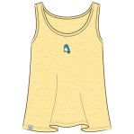 W's Slub Easy Fit Tank Bluebird Small