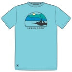 M's S/S Crusher Tee Fishing Sunset