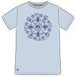 W'S S/S Crusher Tee Flowers and Bees Mandala