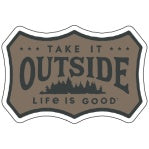 SMALL DIE CUT STICKER Take It Outside