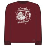 M's L/S Crusher Tee Time For  Beer