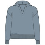 W's Solid French Terry Boxy Pullover