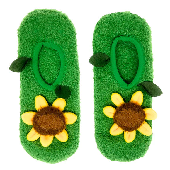 W's Sun Flower Gripper Socks