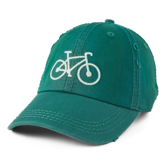 Bike More Worry Less Sunwashed Chill Cap