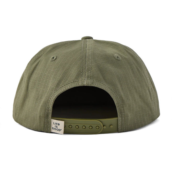 Adult Unisex Ripstop Rope Hat, Life was Good Cowboy Skull