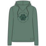 W's L/S Crusher-Lite Hooded Tee Best Things Floral Paw