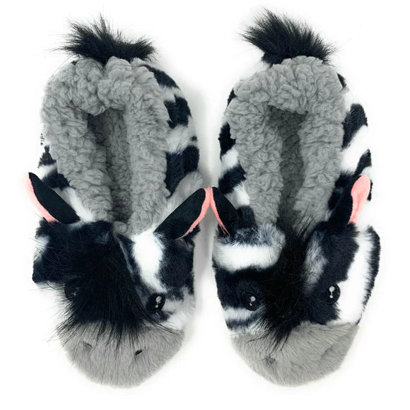 K's ZZ Zebra Slippers