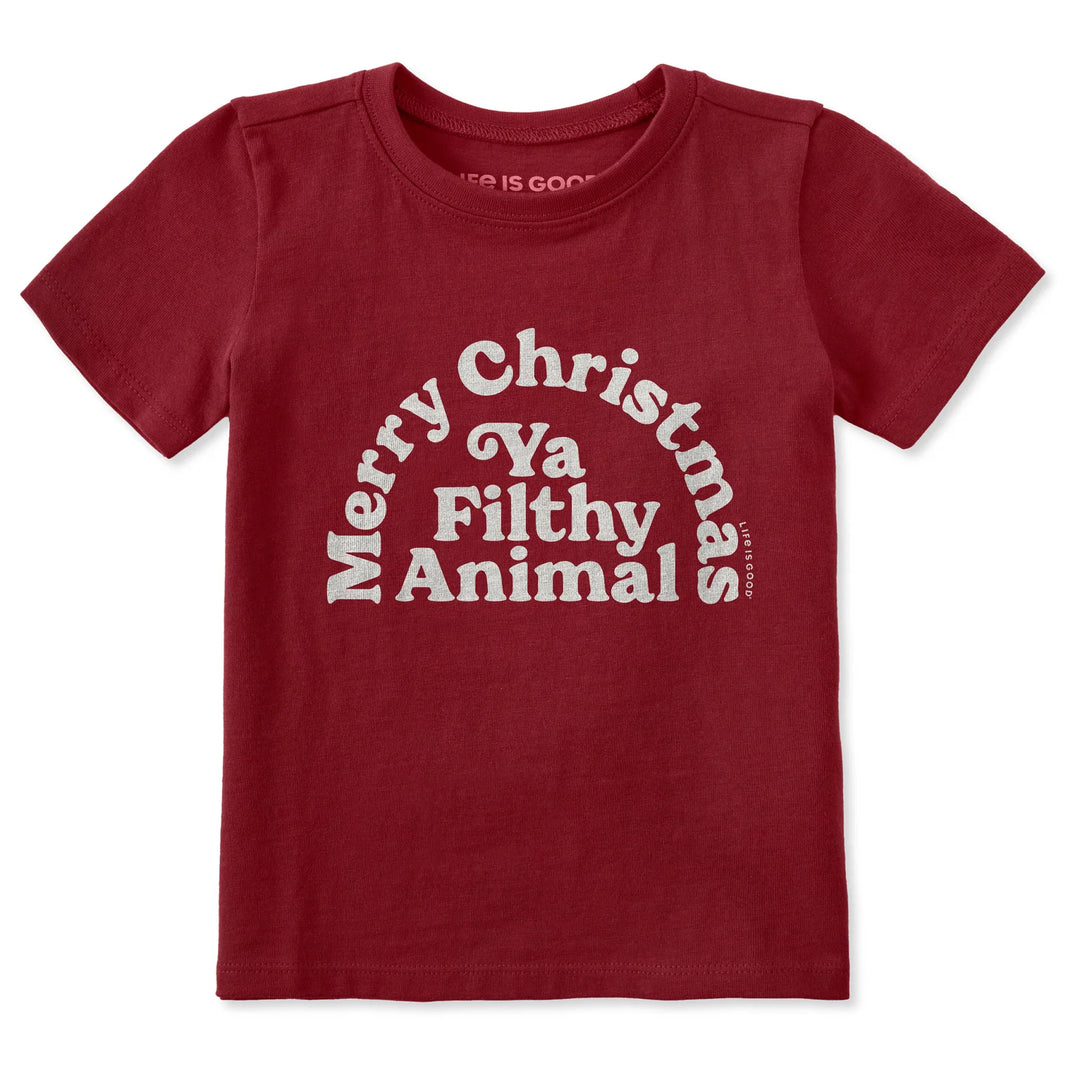 T's S/S Crusher Tee Christmas Ya Filthy Animal