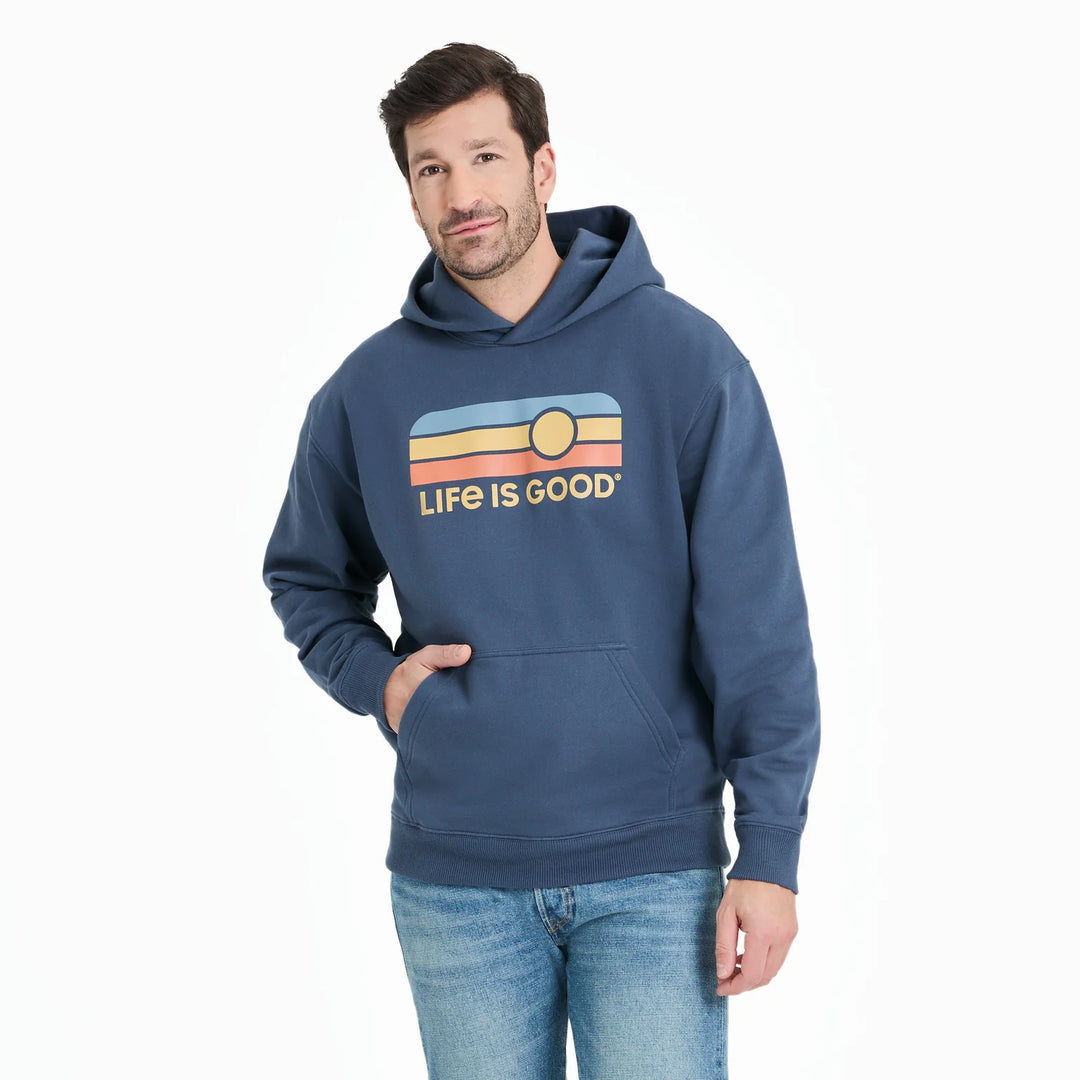 M's Sun and Stripes Good Vibes Fleece Hoodie