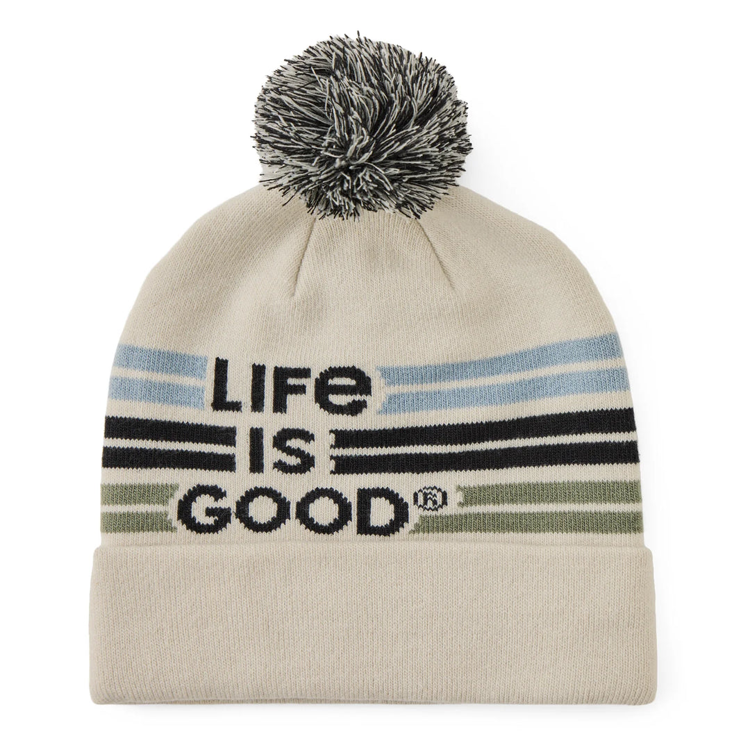 Adult Unisex Stripe LIG So Chill Beanie